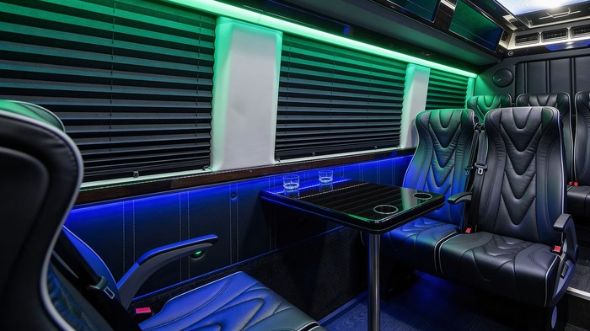 18 passenger sprinter van inside waco
