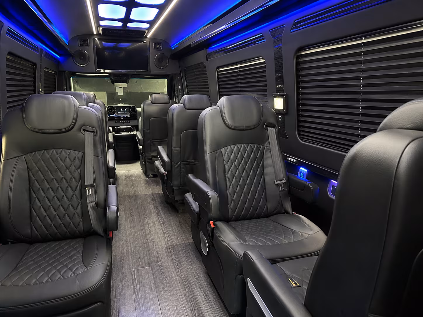 waco 12 passenger sprinter van inside