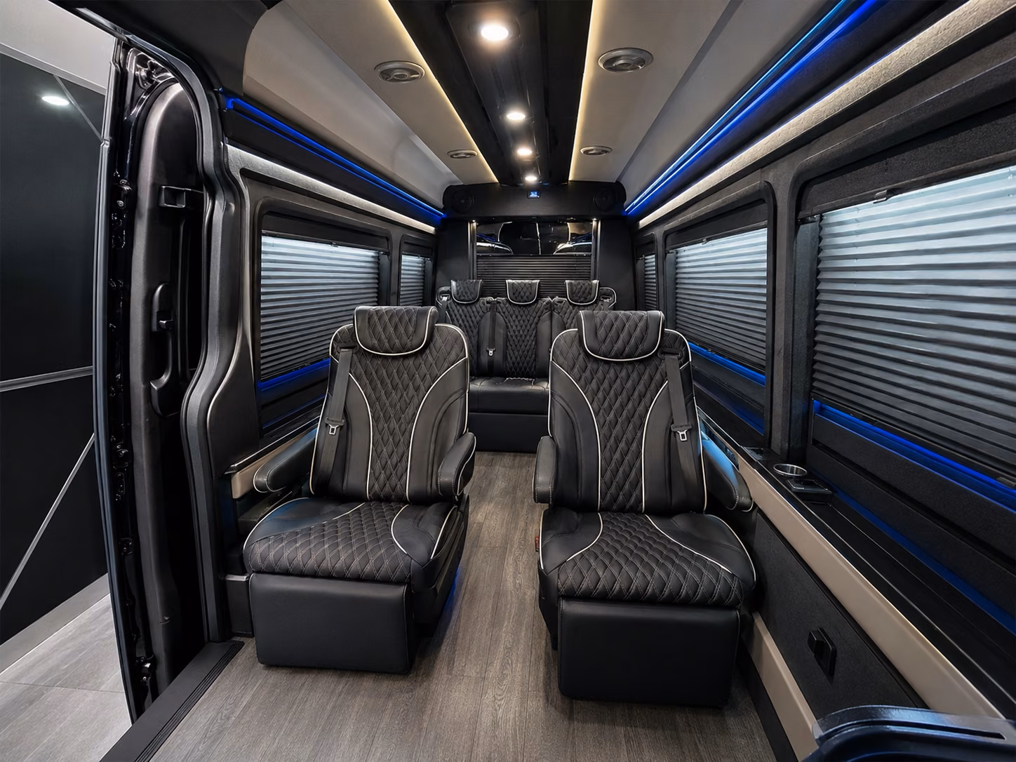 waco 15 passenger sprinter van inside
