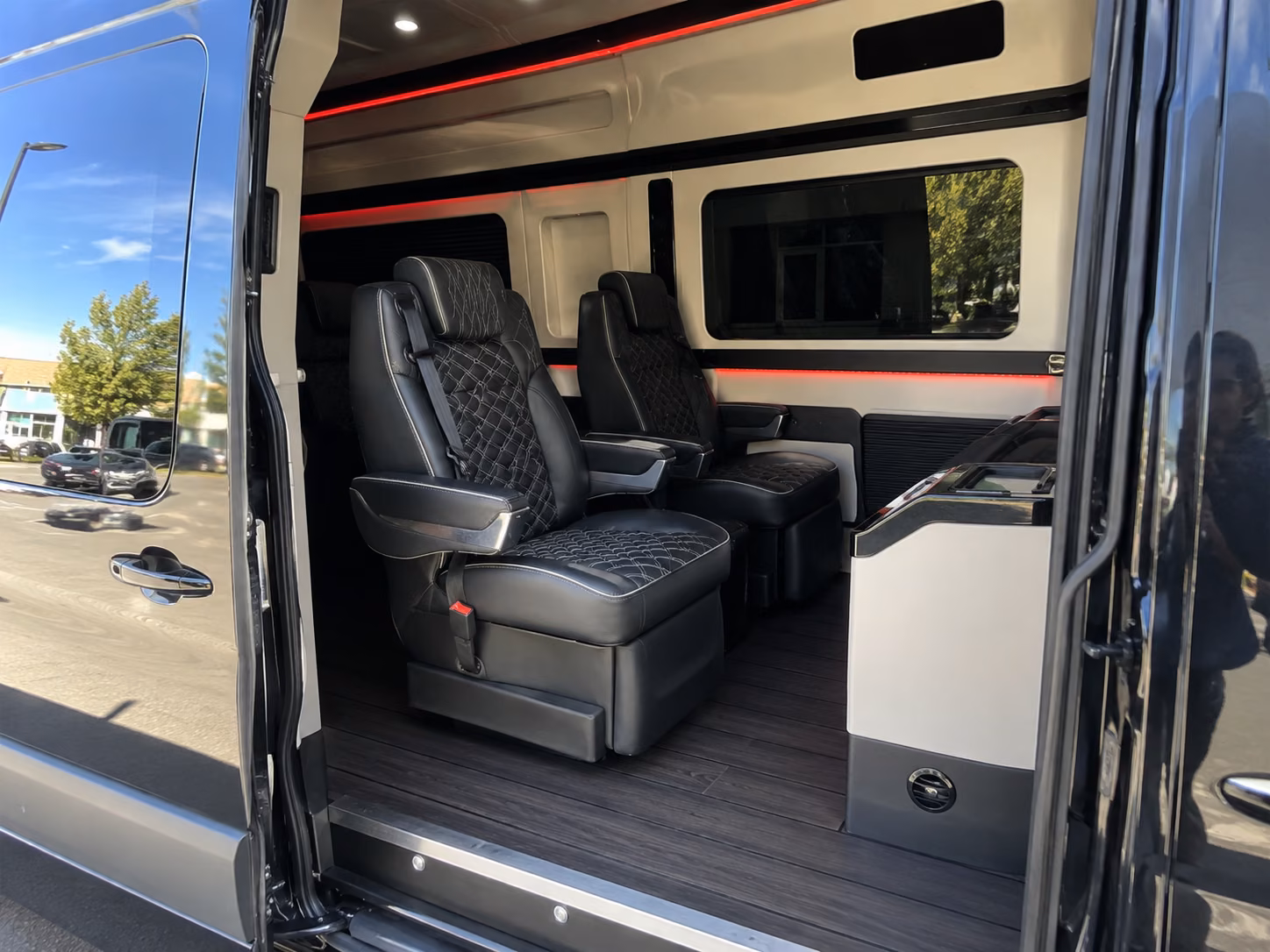 waco 15 passenger sprinter van interior